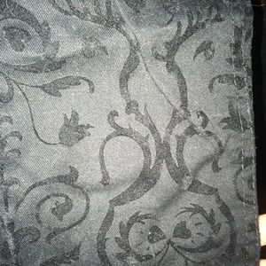 Divided lace detail black skinny jeans